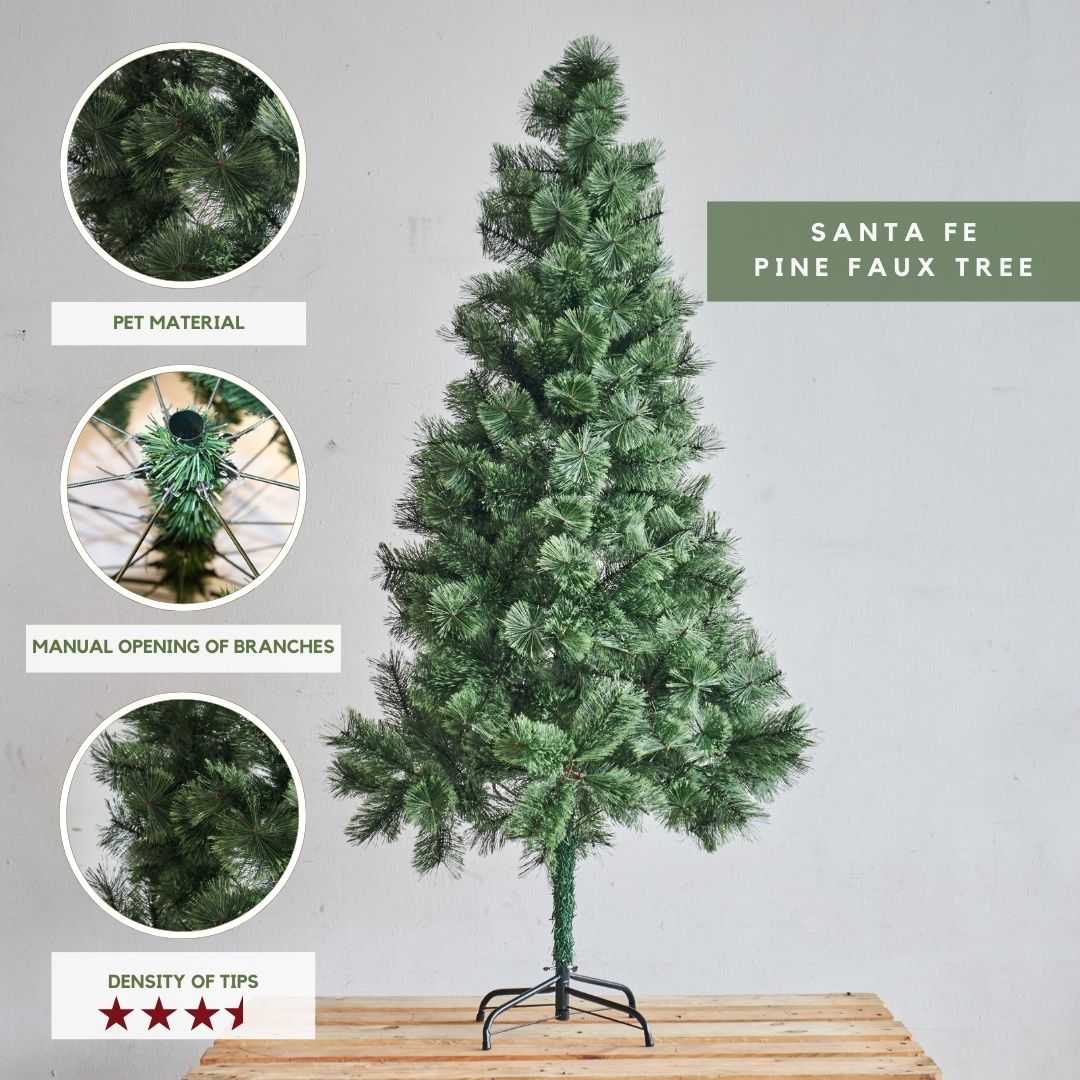 Santa Fe Pine Faux Christmas Tree