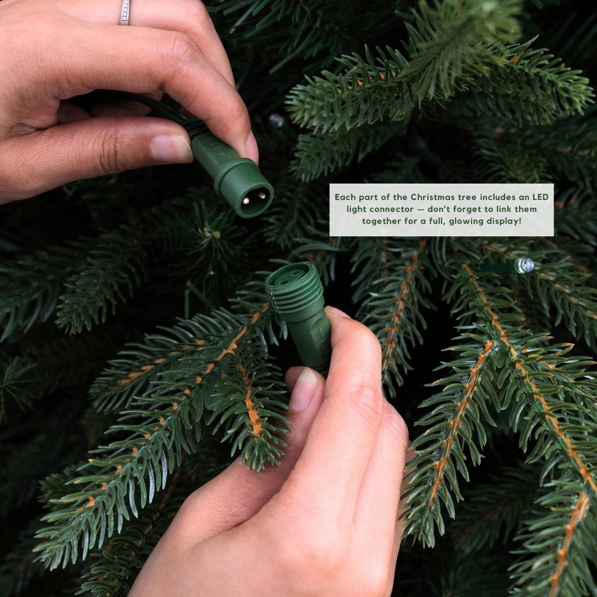 Prefixed led christmas tree which saves your time in fixing up in Singapore