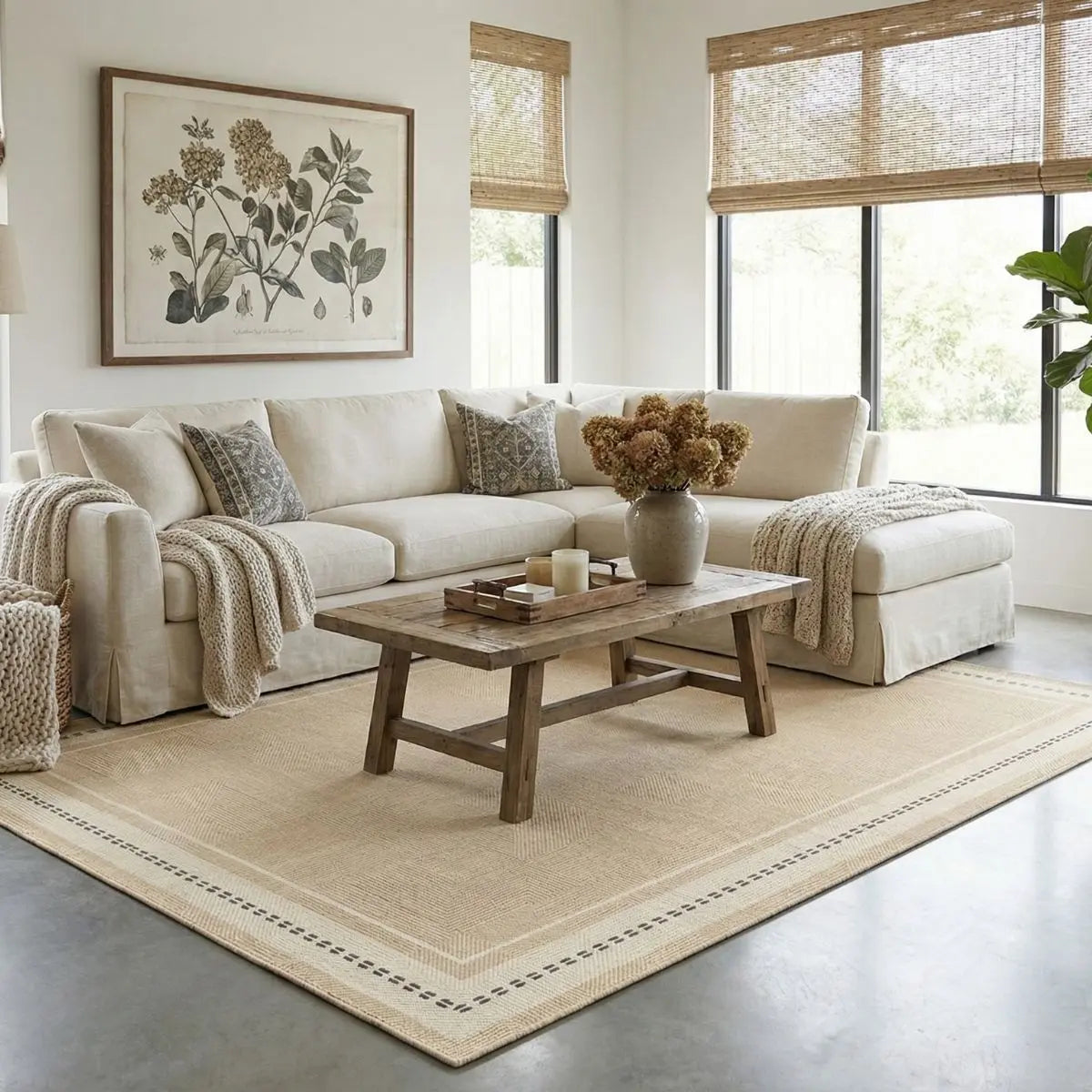 Mila Water Resistant Rug My Store