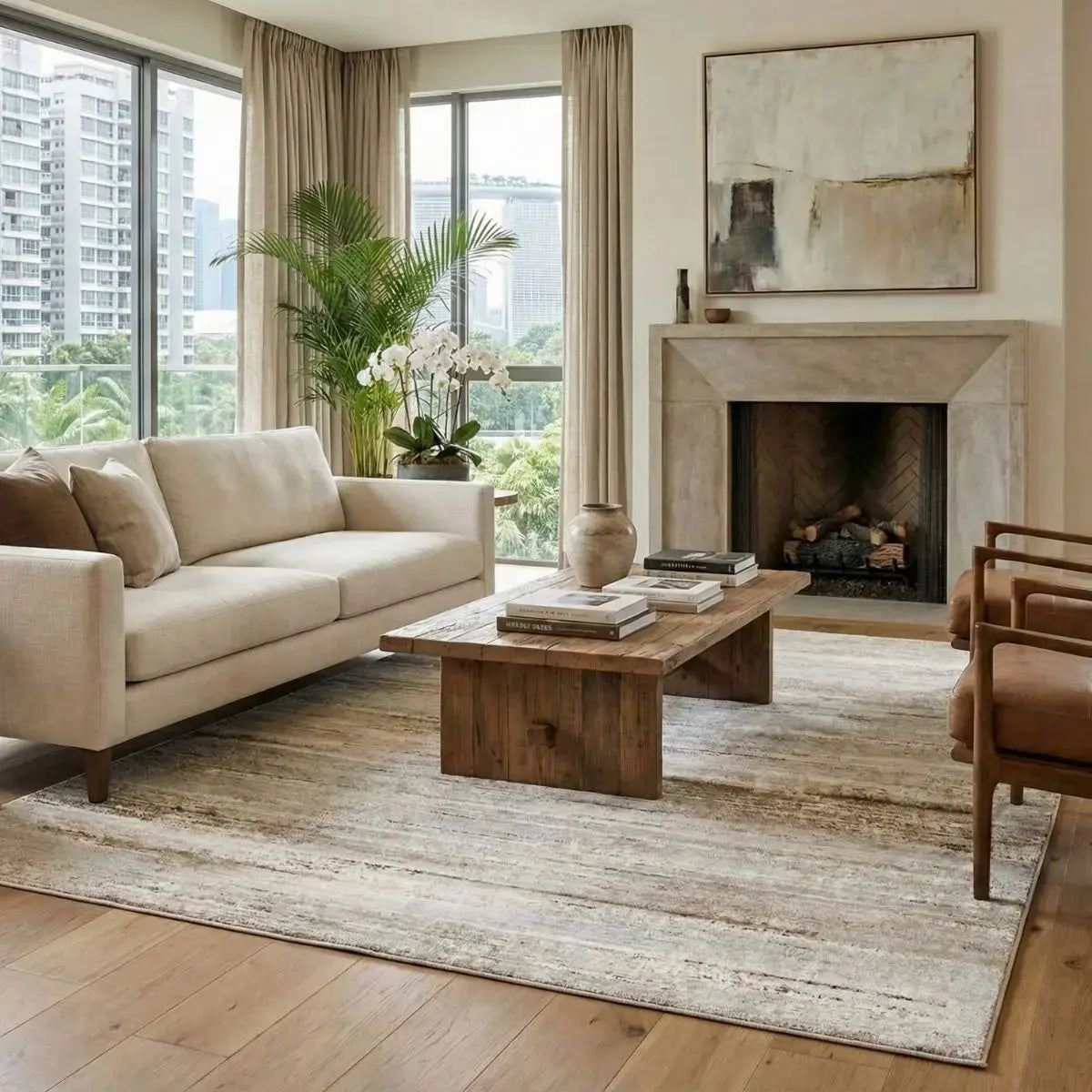 Siya Water Resistant Rug | Durable & Stylish Area Rug | Speckled Space
