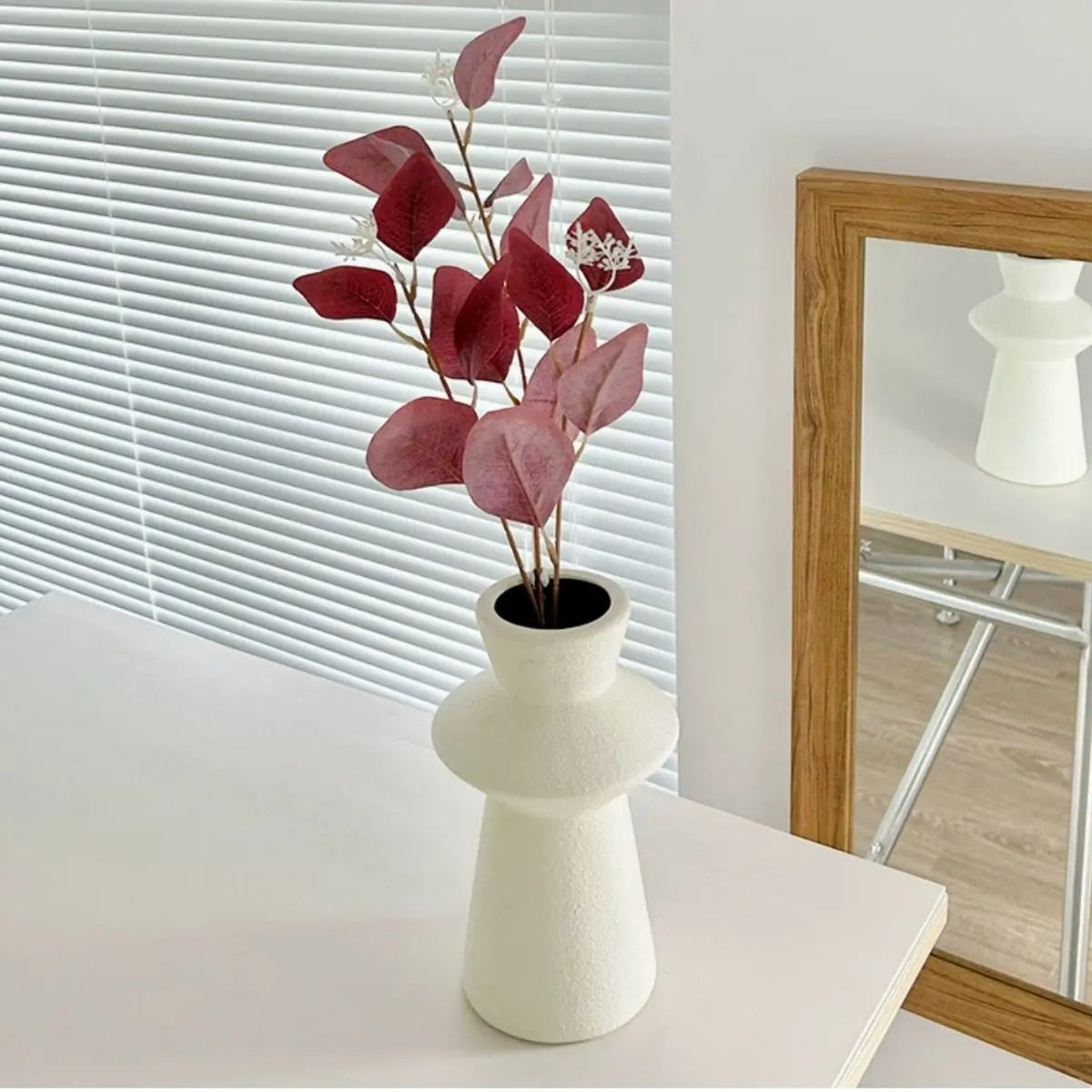 Faux Apple Leaf Foliage - Maroon My Store