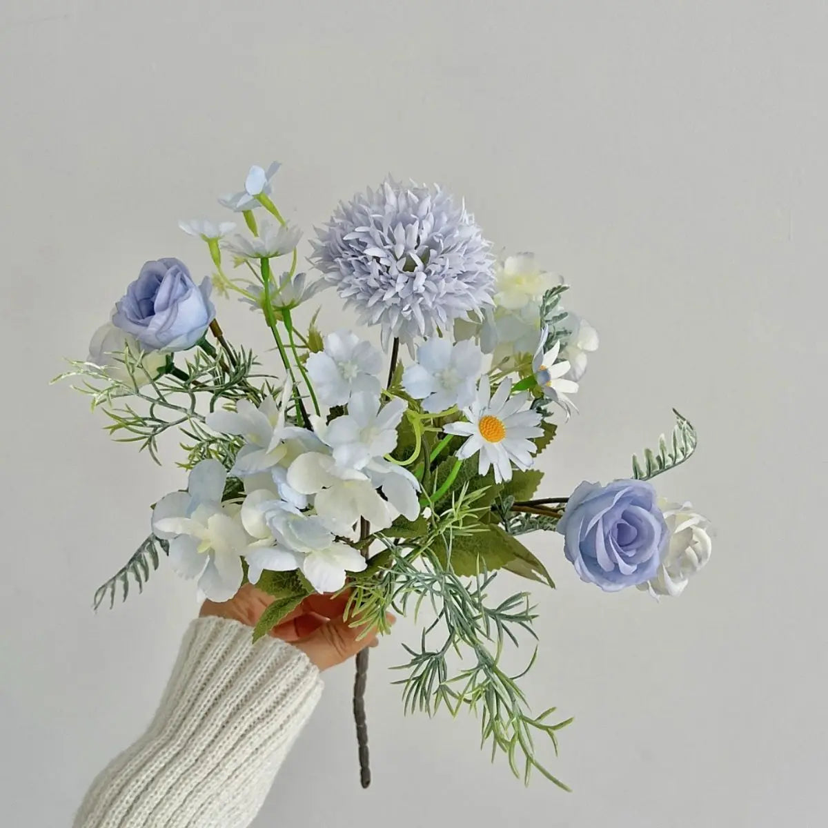 Faux Small Floral Arrangement - Light Purple My Store