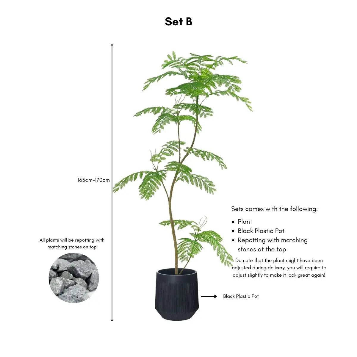 Faux Mimosifolia Tree My Store
