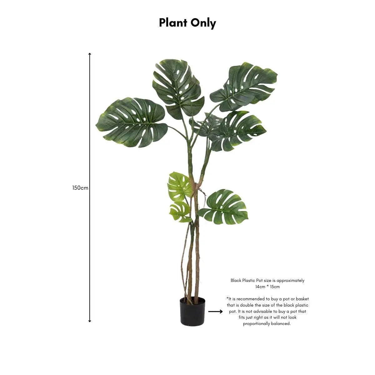 Faux Monstera Plant My Store