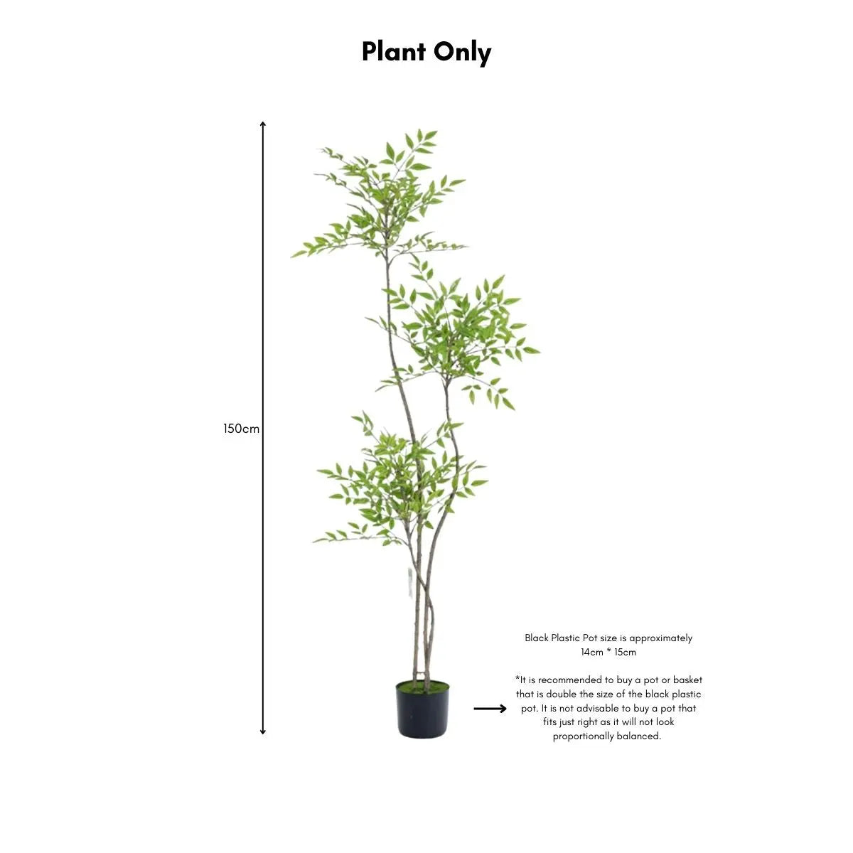 Faux Sky Bamboo Plant My Store