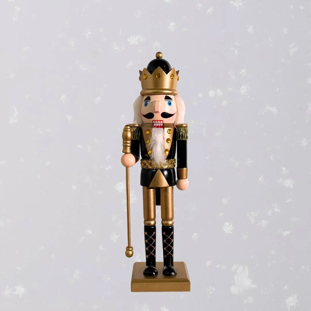 Christmas Wooden Nutcracker Decorative Figurine Design J-Speckled Space