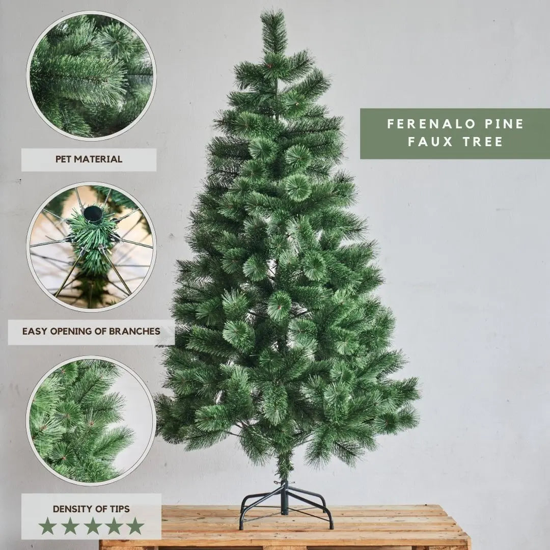 Ferenalo Pine Faux Christmas Tree-Speckled Space