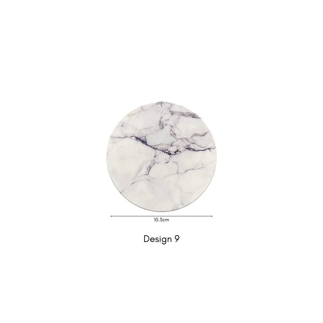 Diatomite Terrazzo & Marble Design Cup Coaster-Speckled Space