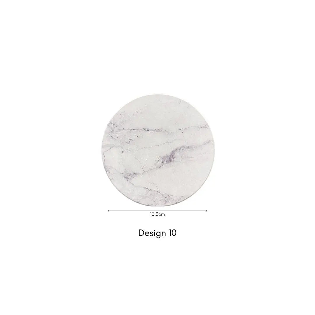 Diatomite Terrazzo & Marble Design Cup Coaster-Speckled Space