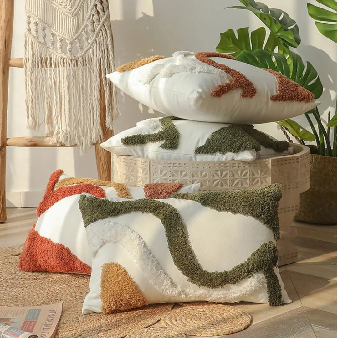 Earl Tufted Decor Cushion Cover-Speckled Space