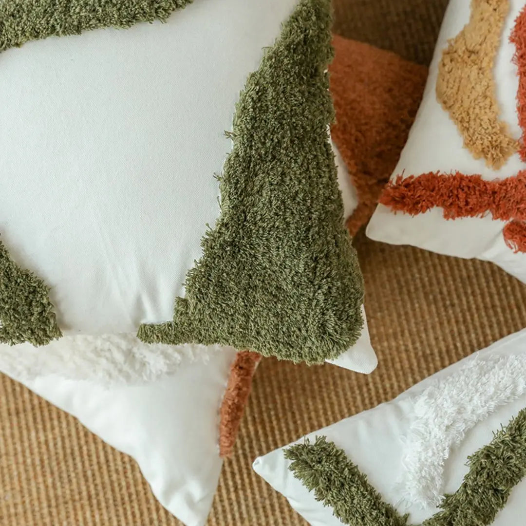 Earl Tufted Decor Cushion Cover-Speckled Space