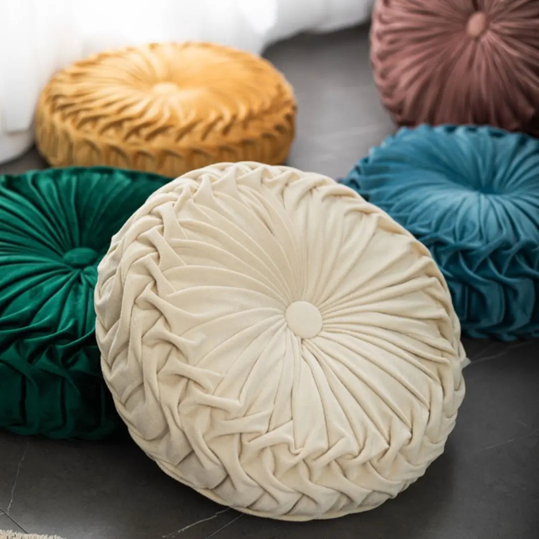 Poa Round Cushion-Speckled Space