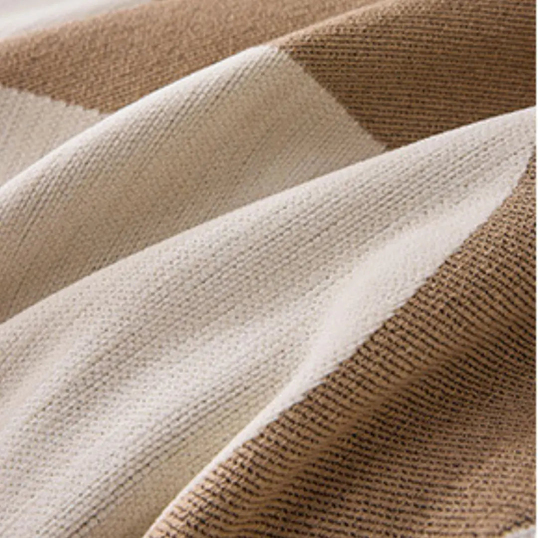Luciana Khaki Sofa Bed Throw-Speckled Space