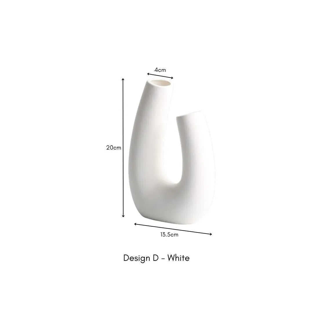 Rvan Ceramic Vase-Speckled Space