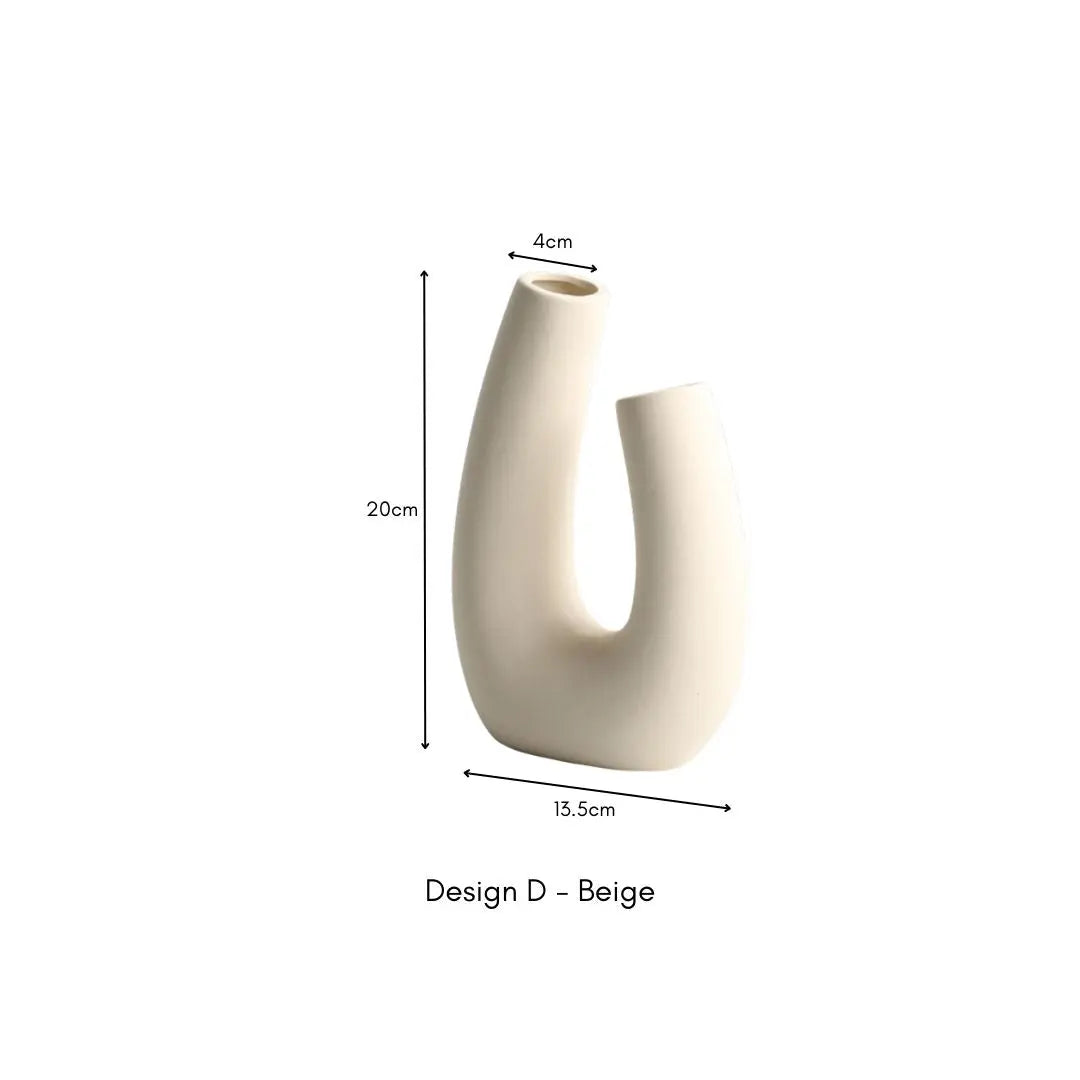 Rvan Ceramic Vase-Speckled Space