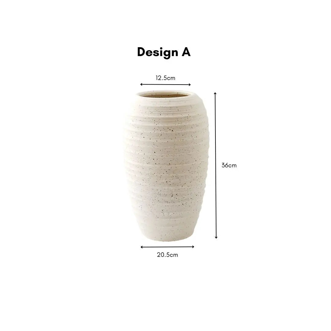 David Ceramic Decorative Vase-Speckled Space