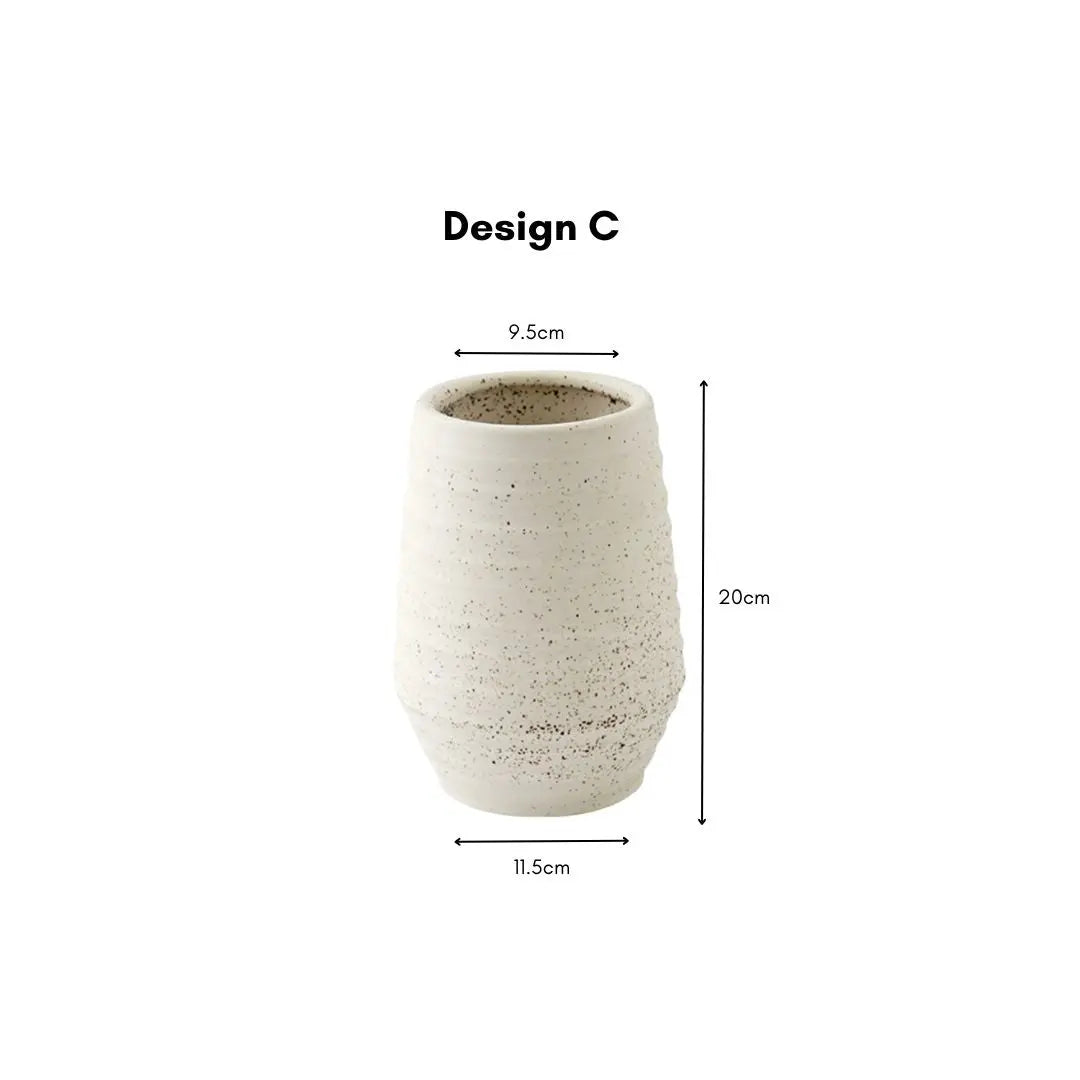 David Ceramic Decorative Vase-Speckled Space