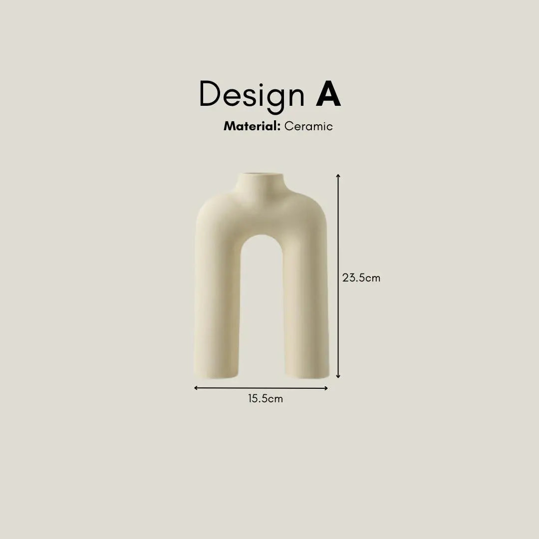 Slovine Ceramic Decorative Vase-Speckled Space