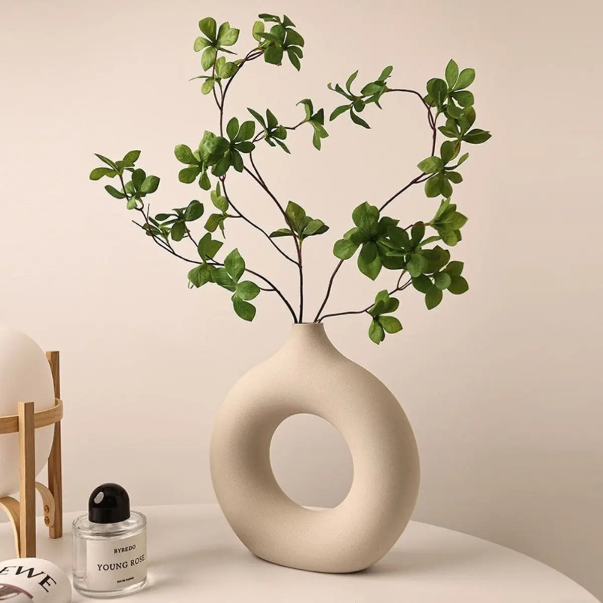 Vancel Ceramic Vase-Speckled Space