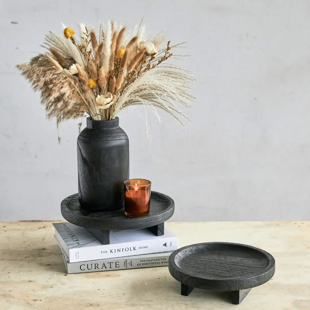 Hion Decorative Wooden Tray-Speckled Space