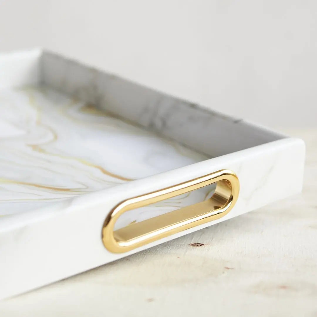 Oreily Decorative Serving Tray-Speckled Space