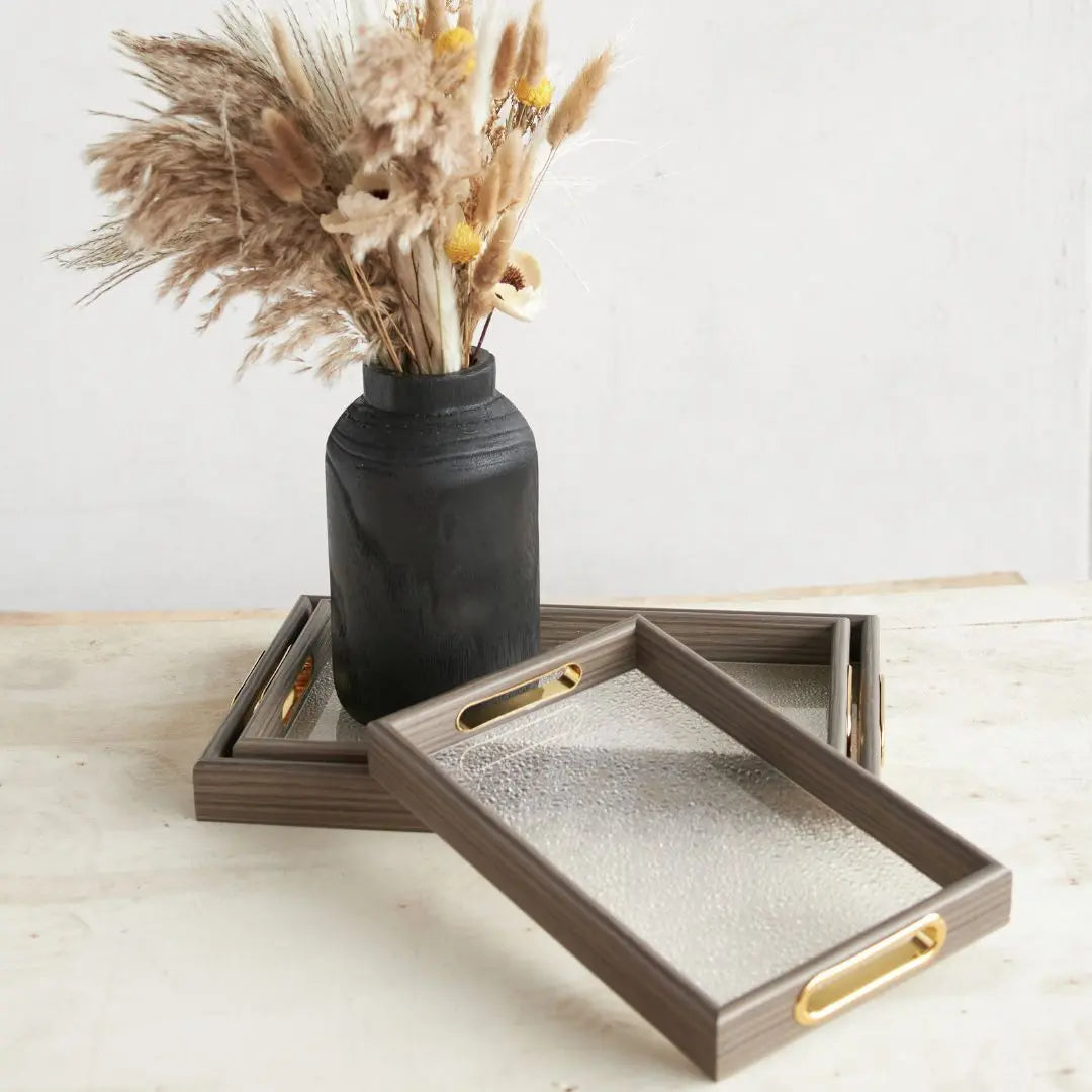 Yorkshire Acrylic Decorative Serving Tray-Speckled Space