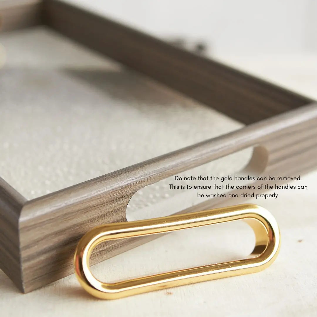 Yorkshire Acrylic Decorative Serving Tray-Speckled Space