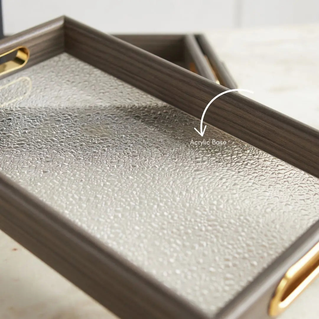 Yorkshire Acrylic Decorative Serving Tray-Speckled Space