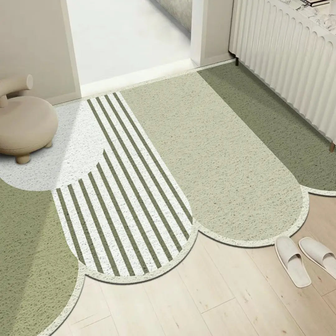 Norelie Nordic PVC Coil Door Mat Design 3-Speckled Space