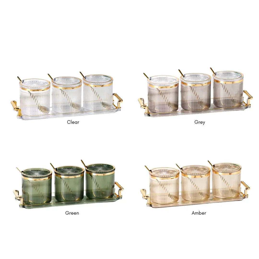 Perrin Condiment Set-Speckled Space