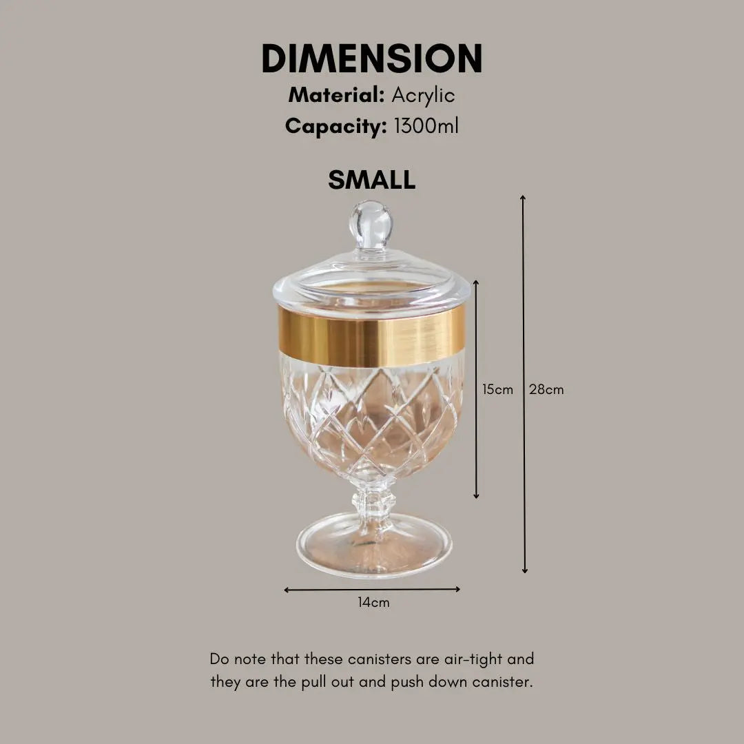 Hibernia Air Tight Acrylic Candy Jar My Store
