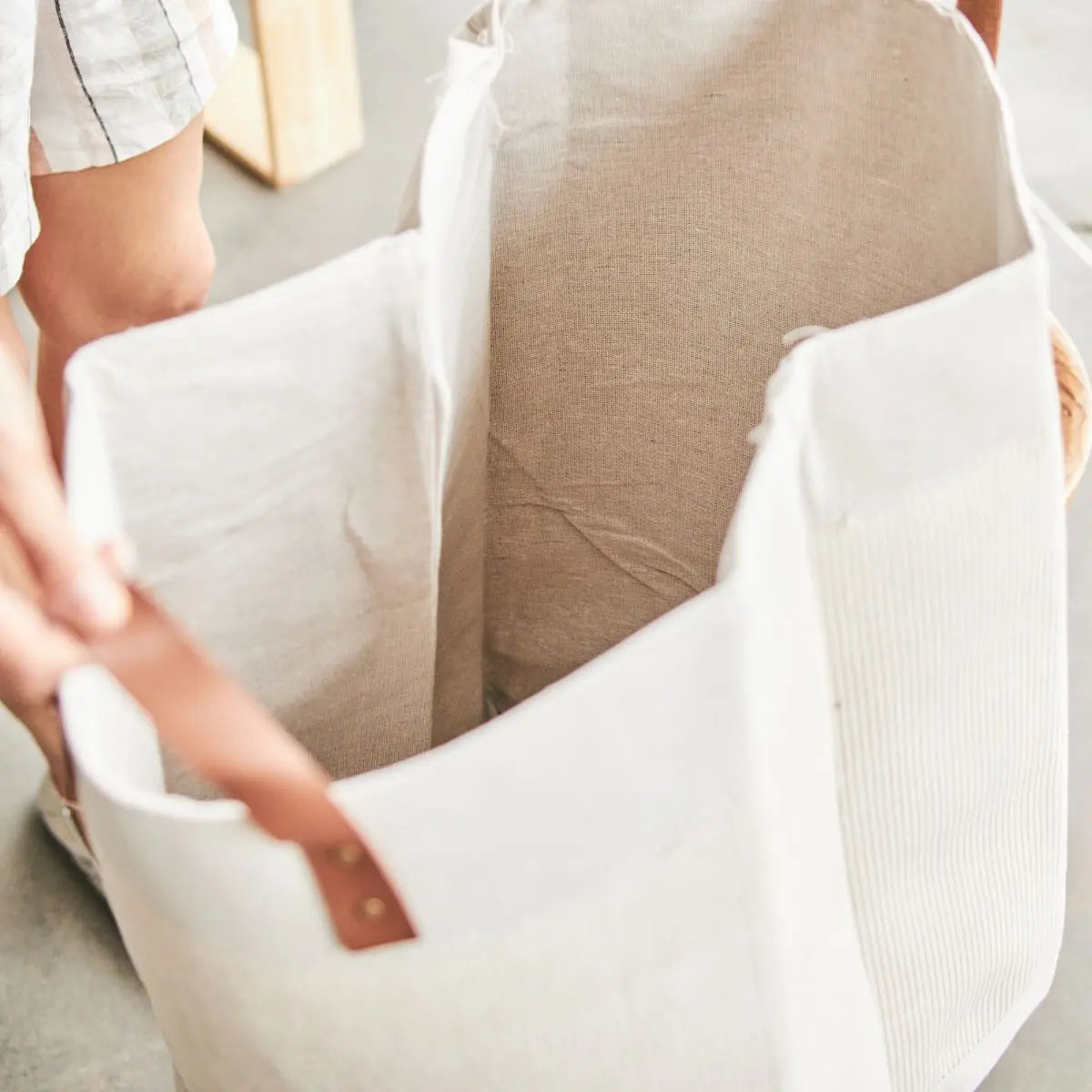 Syler Laundry Storage Bag-Speckled Space