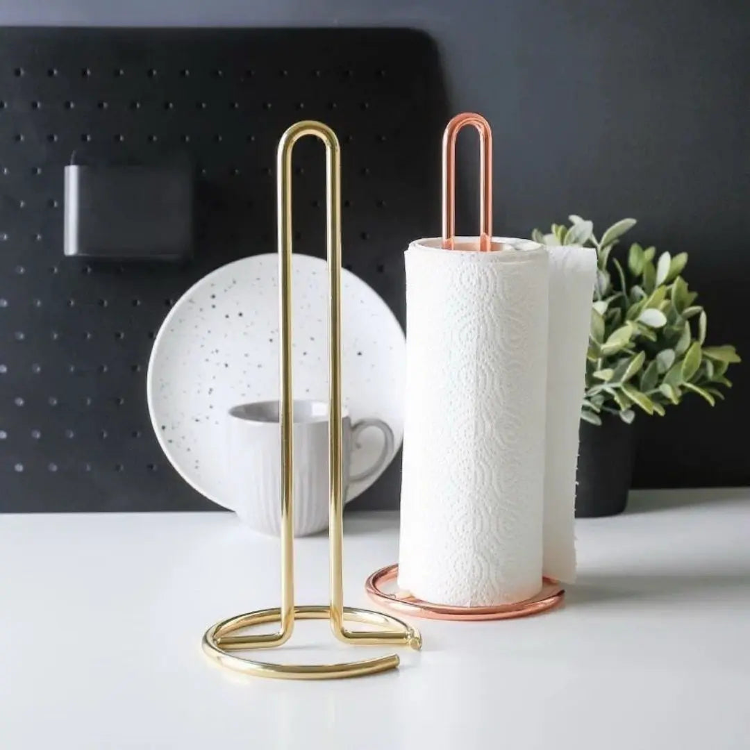 Kate Stainless Steel Kitchen Towel Stand-Speckled Space