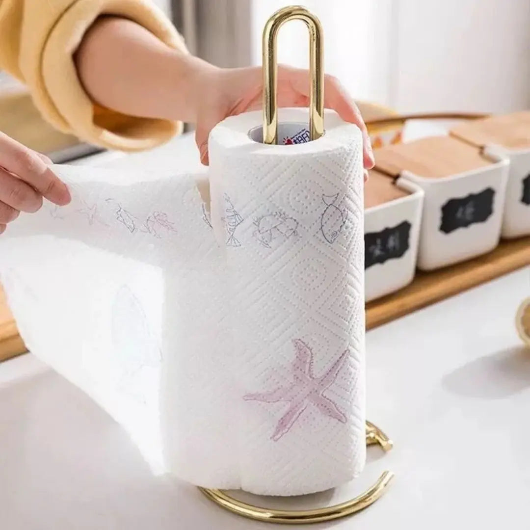 Kate Stainless Steel Kitchen Towel Stand-Speckled Space