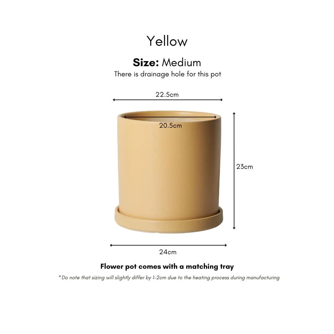 Benedic Ceramic Flower Pot-Speckled Space