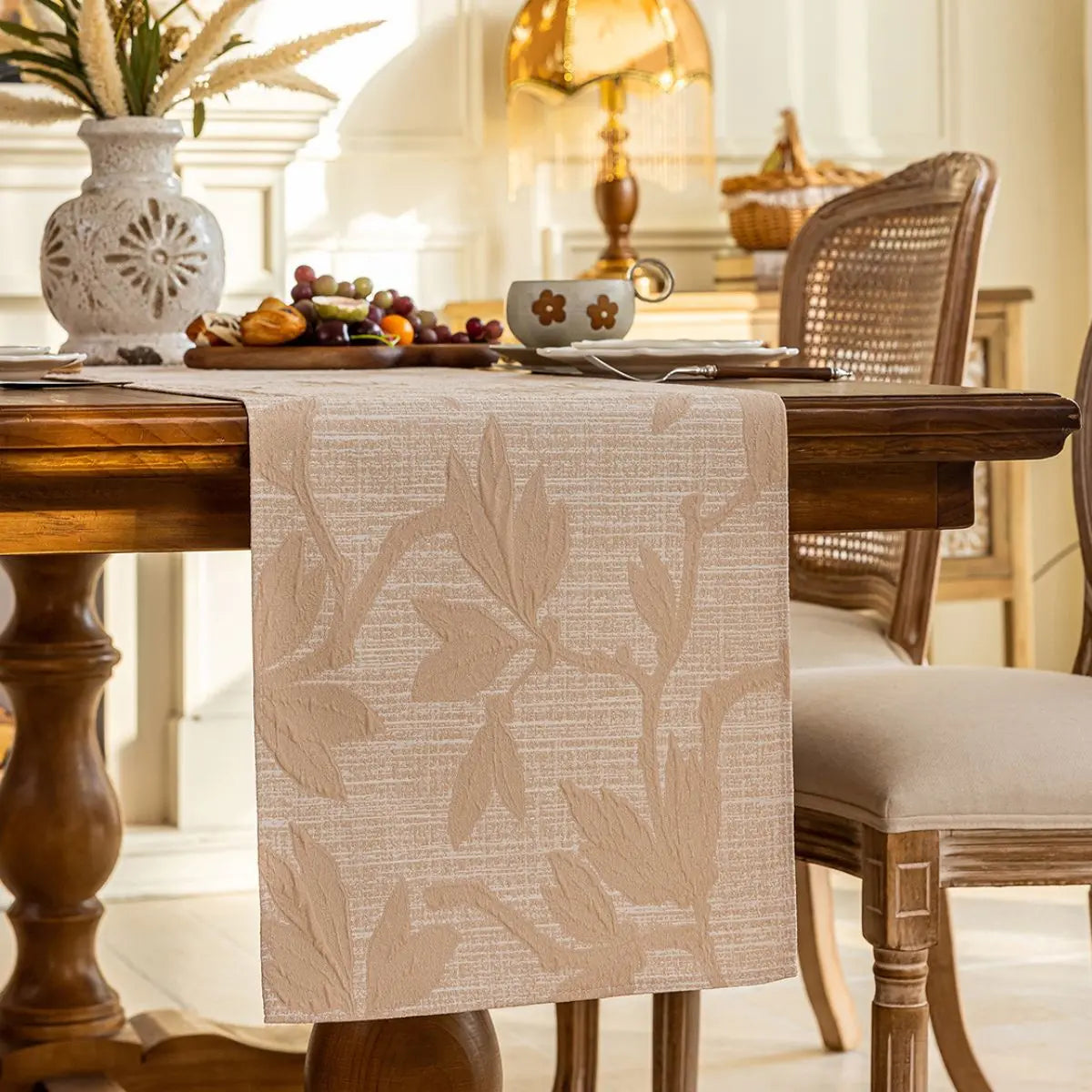 Taupe Beige Table Runner My Store