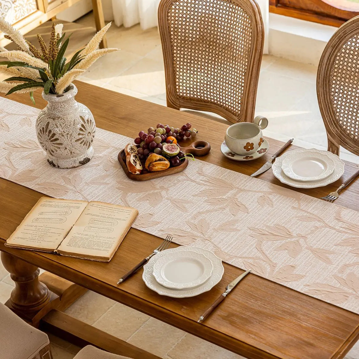 Taupe Beige Table Runner My Store