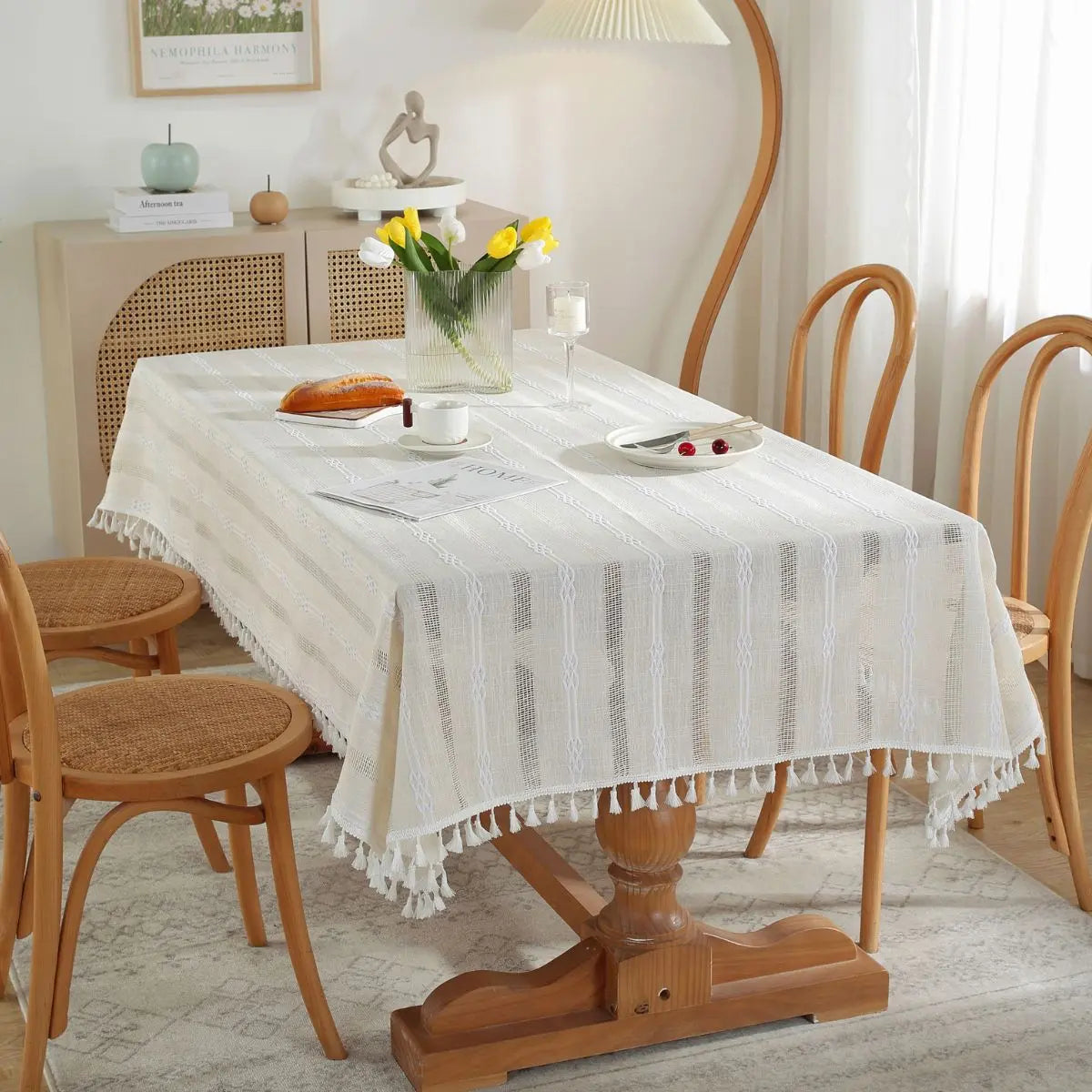 Claire Cream Table Cloth My Store