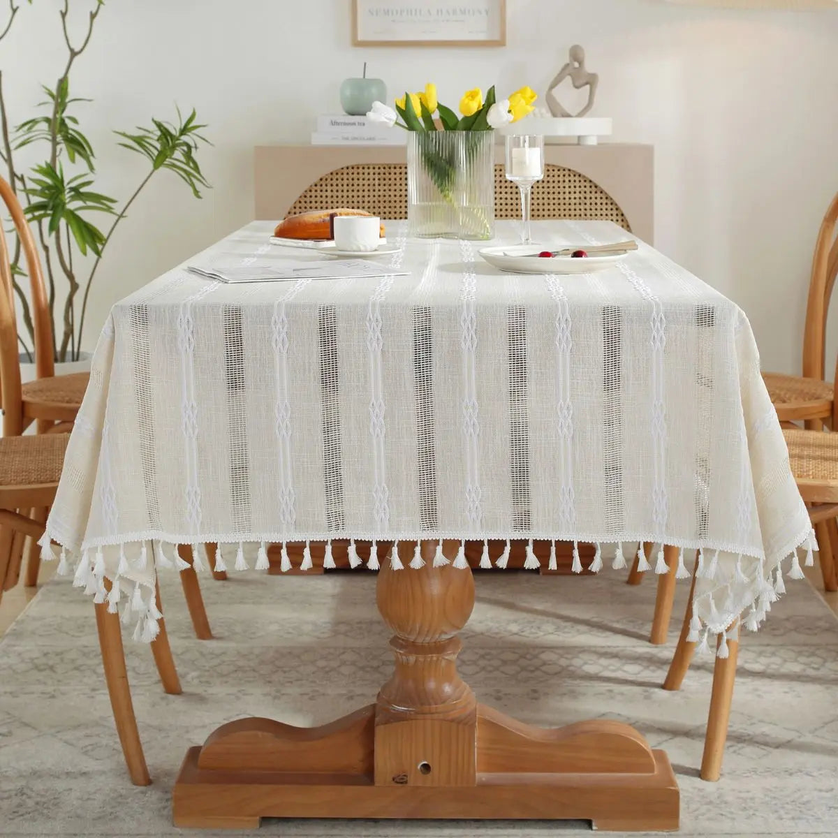 Claire Cream Table Cloth My Store