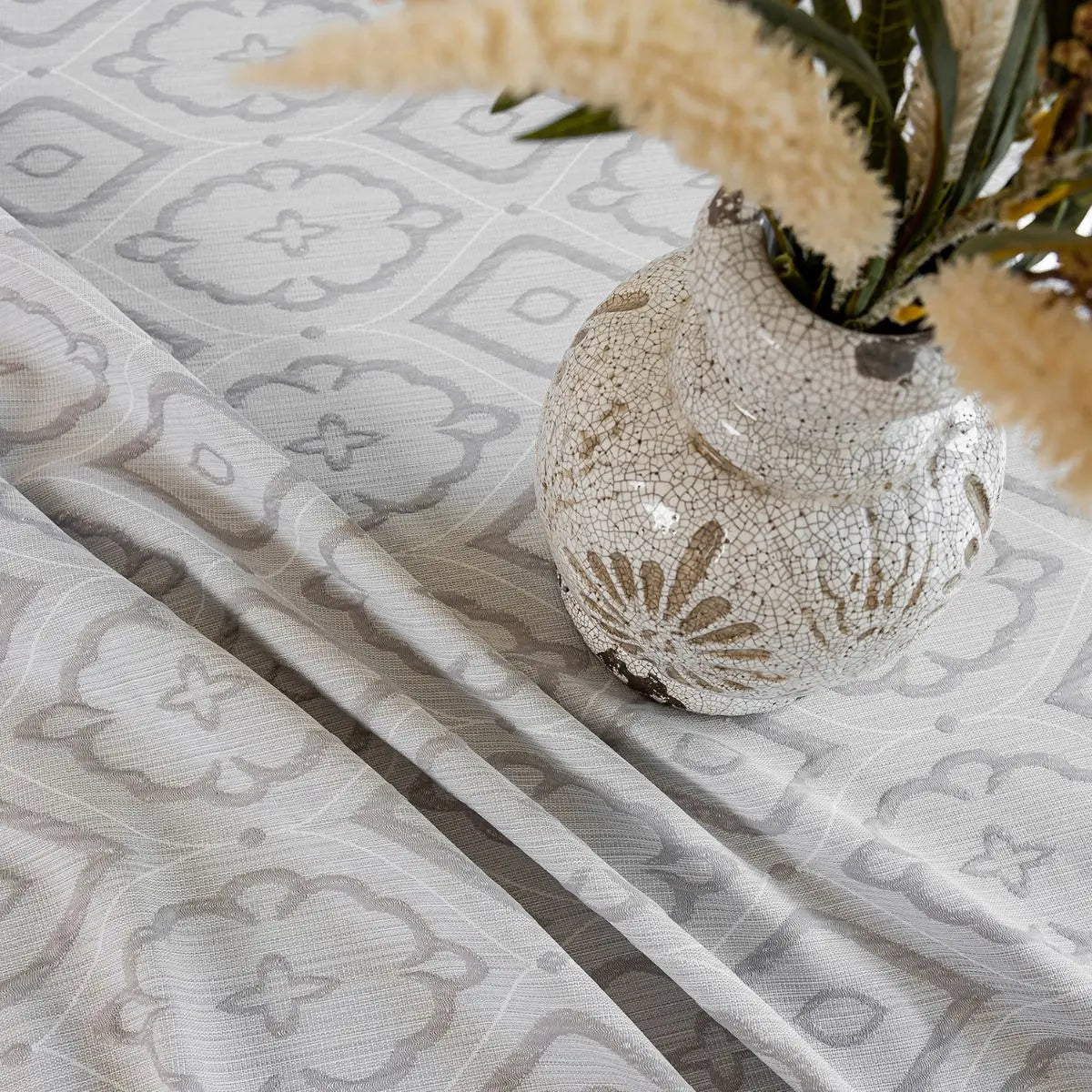 Jadino Grey Table Cloth My Store