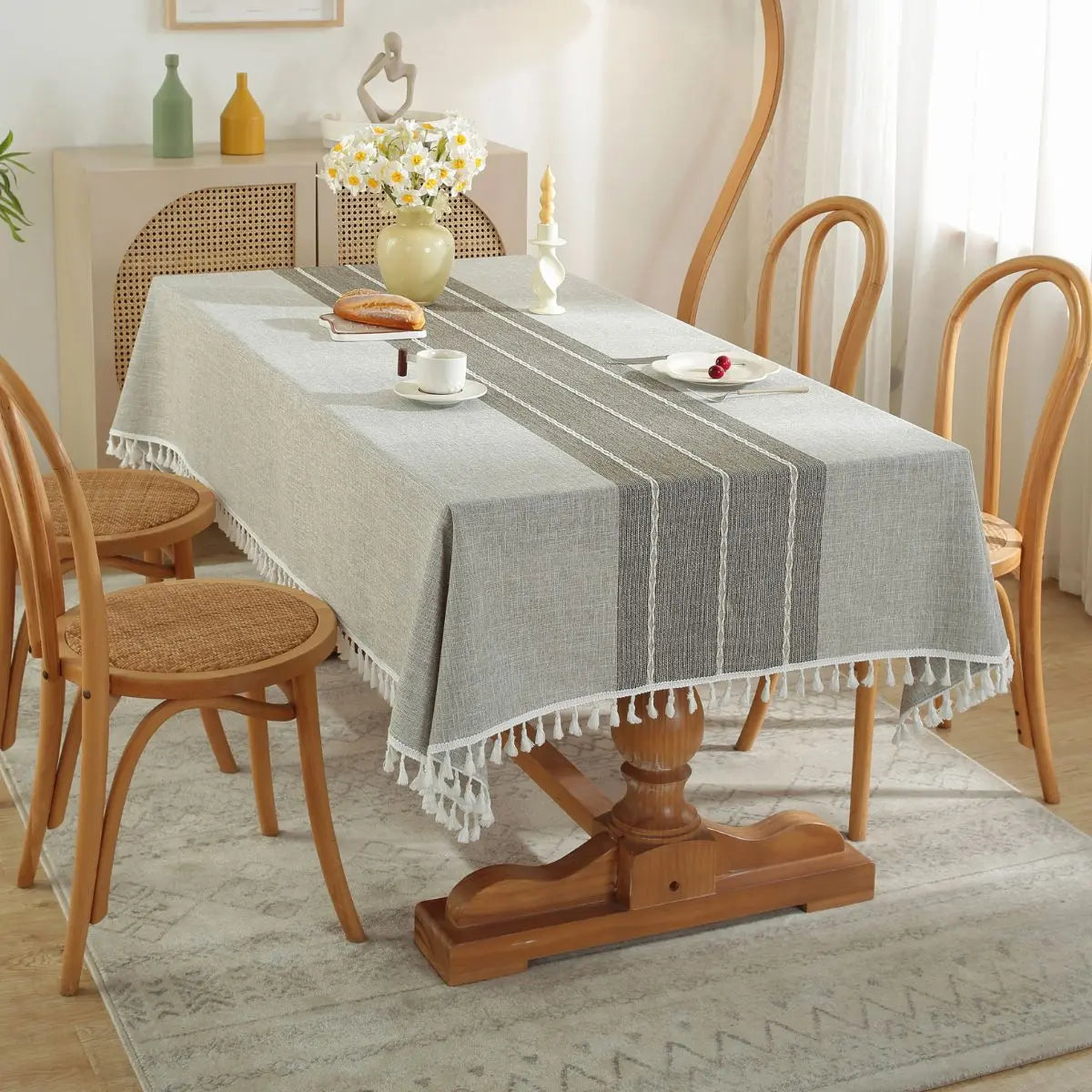 Stellov Grey Table Cloth My Store
