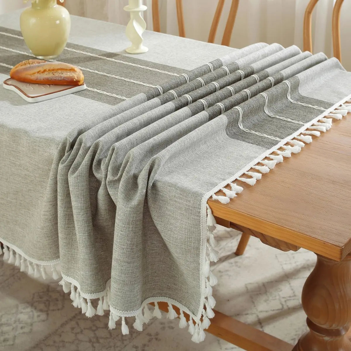 Stellov Grey Table Cloth My Store