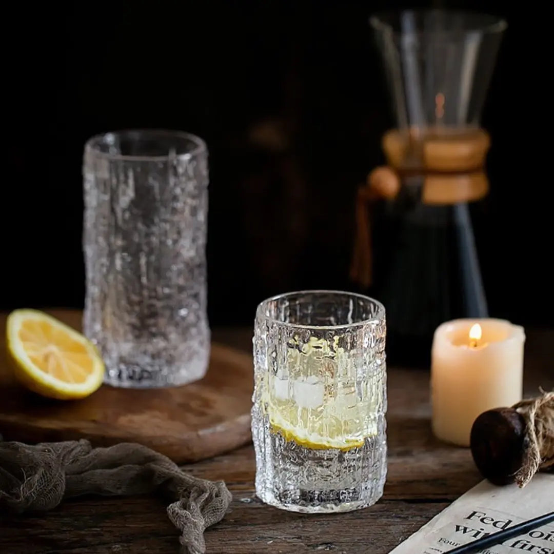 Frosted Glass Cup-Speckled Space