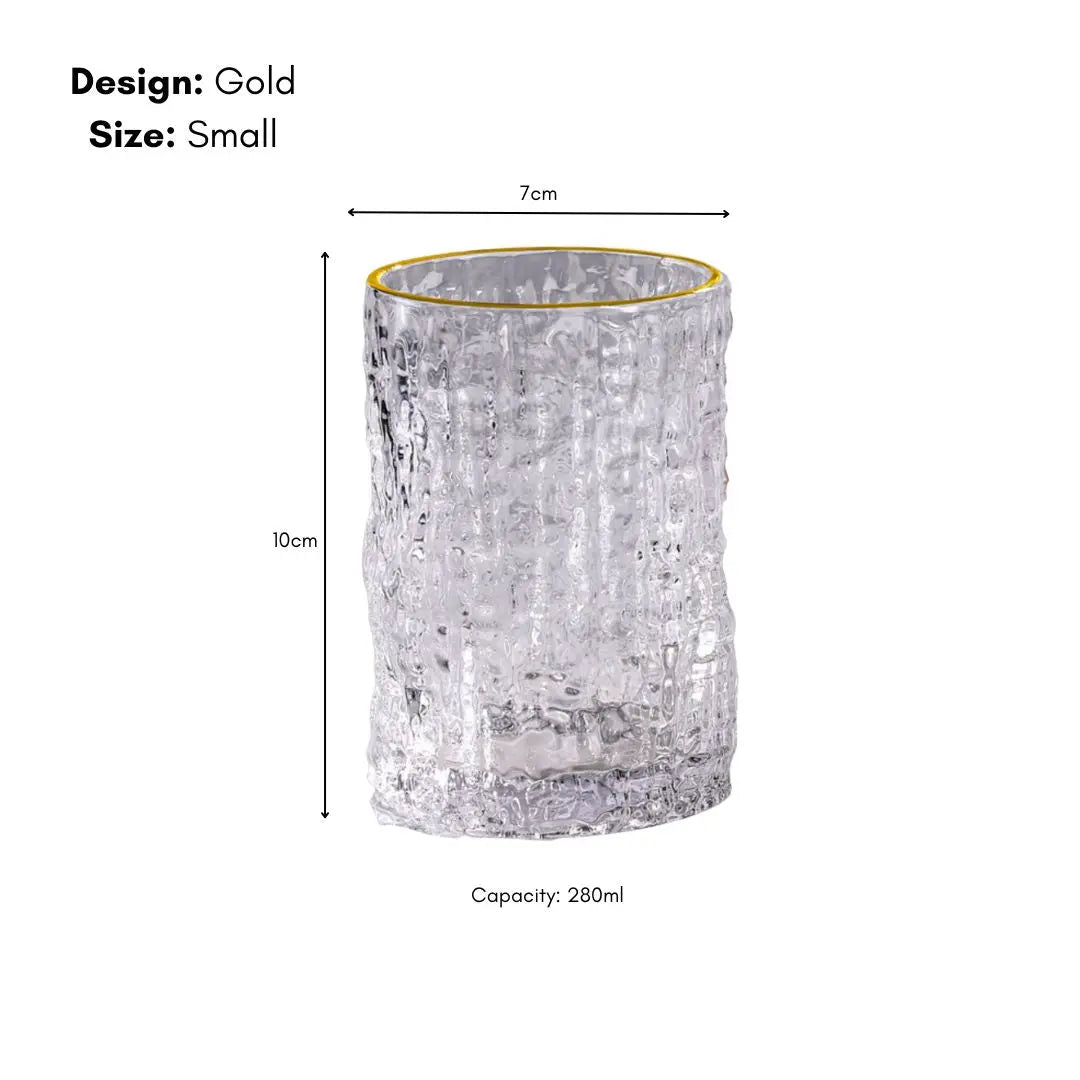 Frosted Glass Cup-Speckled Space