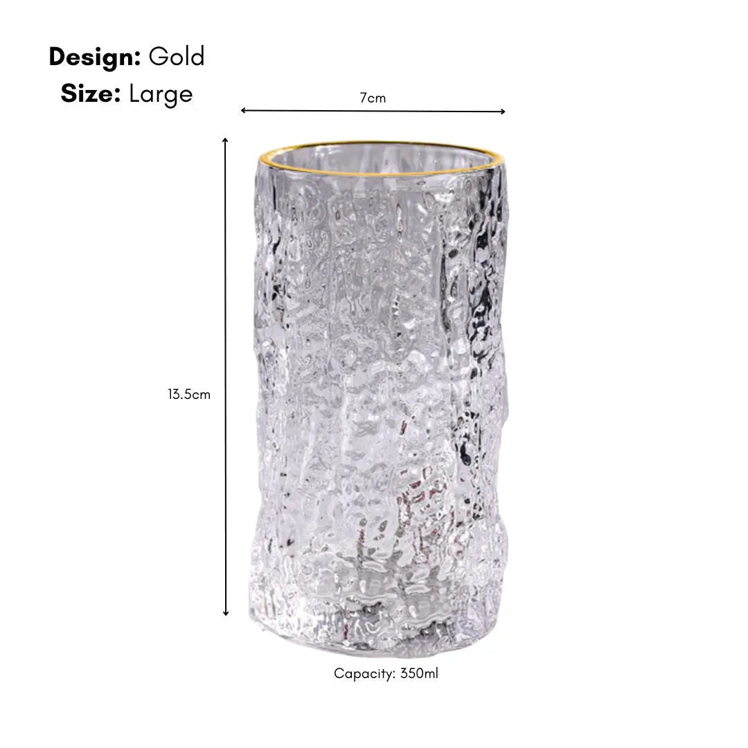 Frosted Glass Cup-Speckled Space
