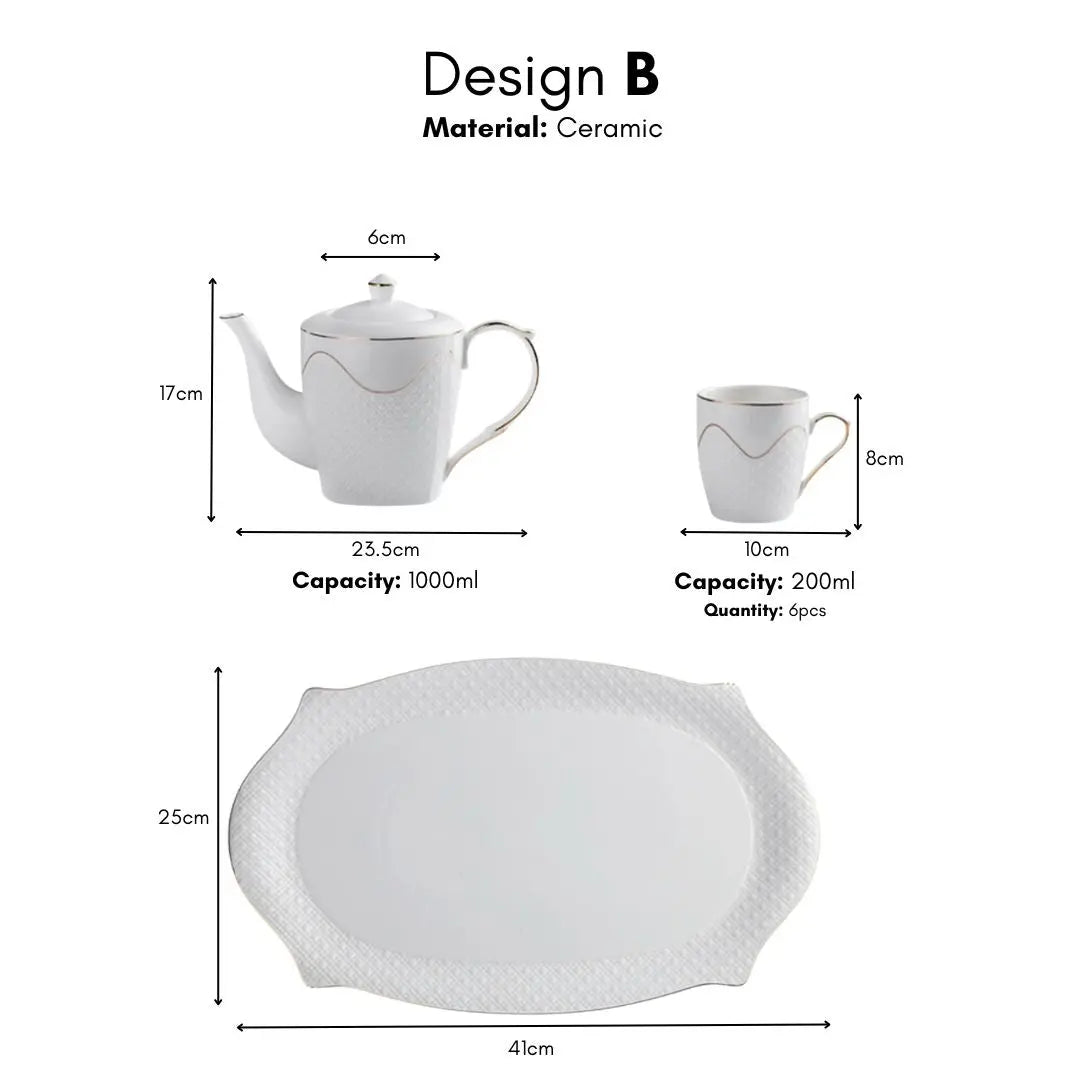 Berlino Teapot Set-Speckled Space