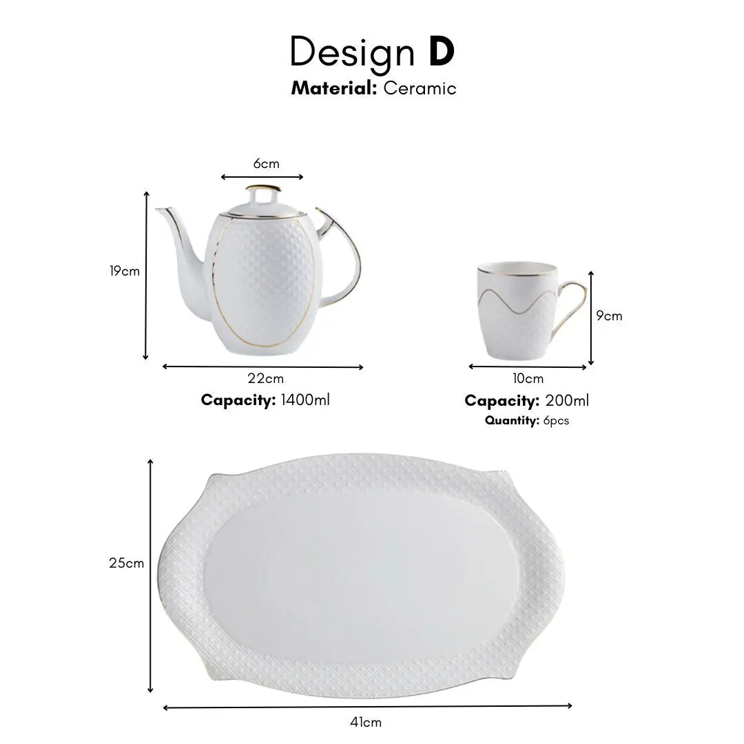 Berlino Teapot Set-Speckled Space