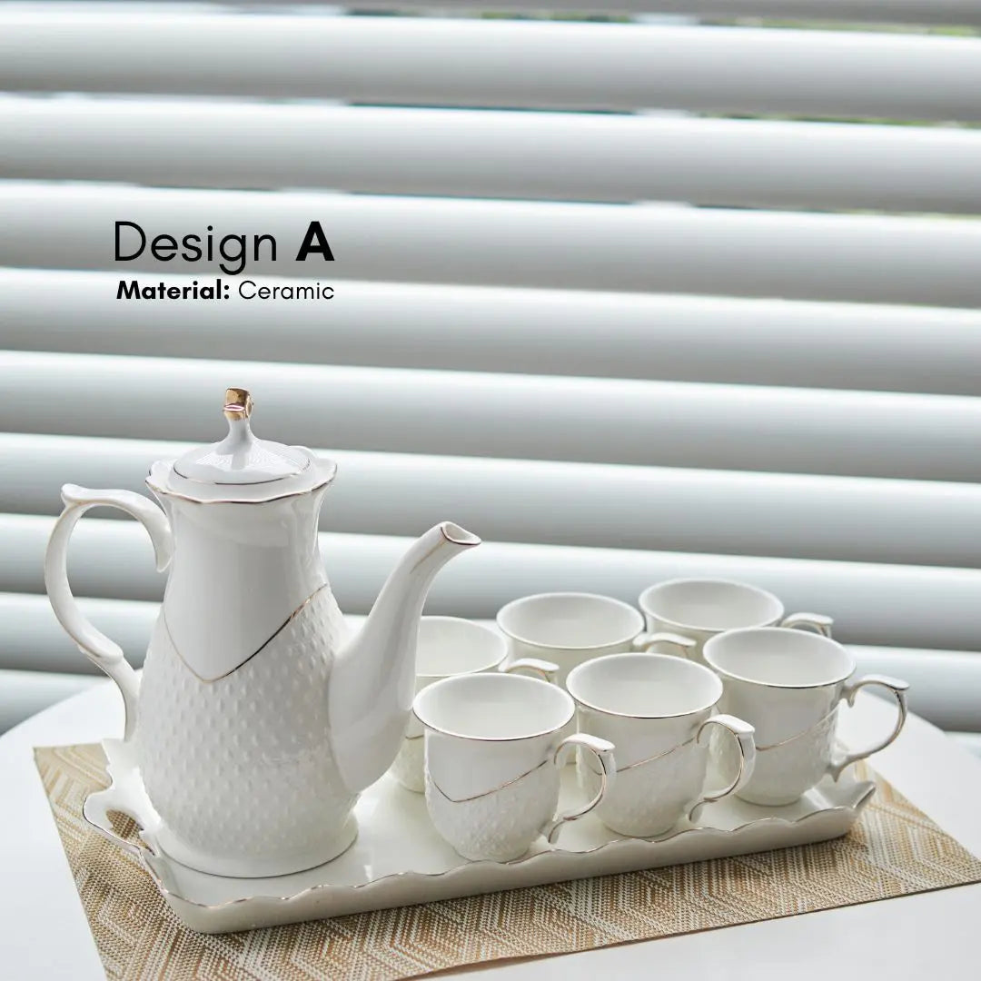 Berlino Teapot Set-Speckled Space