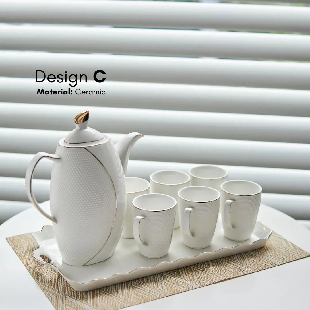 Berlino Teapot Set-Speckled Space