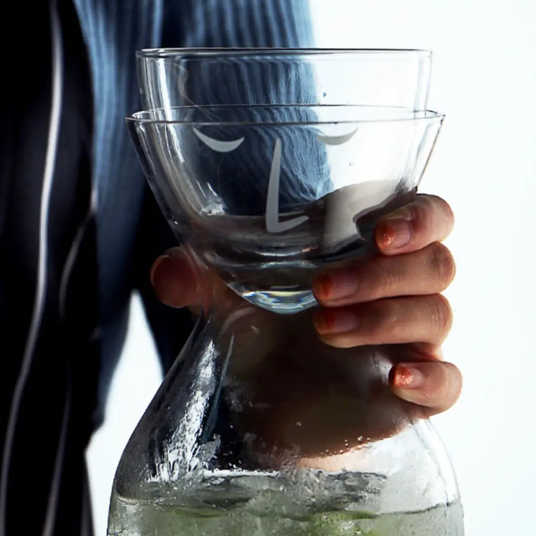Browne Designer Borosilicate Glass Jug Set-Speckled Space